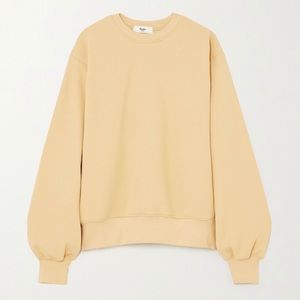 The Frankie Shop yellow sweatshirt